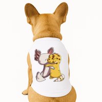 Cute Kawaii Leopard Gecko Hugging Axolotl Funny Doggie Tank