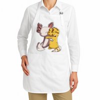 Cute Kawaii Leopard Gecko Hugging Axolotl Funny Apron