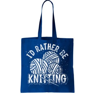 Crocheter Knitting Lover Knitter Crocheting Yarn Knitting Gift Tote Bag