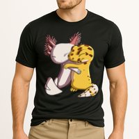 Cute Kawaii Leopard Gecko Hugging Axolotl Performance Shirt
