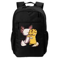Cute Kawaii Leopard Gecko Hugging Axolotl Backpack