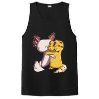 Cute Kawaii Leopard Gecko Hugging Axolotl PosiCharge Competitor Tank