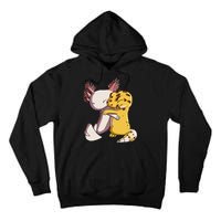 Cute Kawaii Leopard Gecko Hugging Axolotl Tall Hoodie