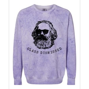 Cool Karl Marx Funny Socialism Class Dismissed Colorblast Crewneck Sweatshirt