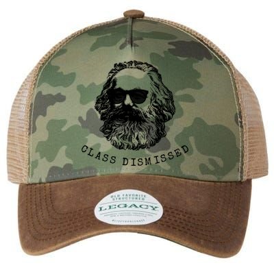 Cool Karl Marx Funny Socialism Class Dismissed Legacy Tie Dye Trucker Hat