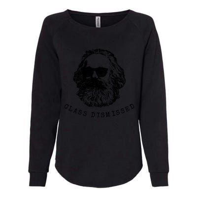 Cool Karl Marx Funny Socialism Class Dismissed Womens California Wash Sweatshirt