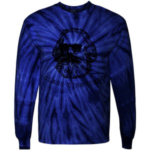 Cool Karl Marx Funny Socialism Class Dismissed Tie-Dye Long Sleeve Shirt