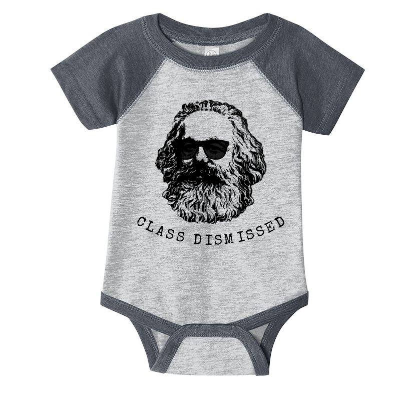 Cool Karl Marx Funny Socialism Class Dismissed Infant Baby Jersey Bodysuit