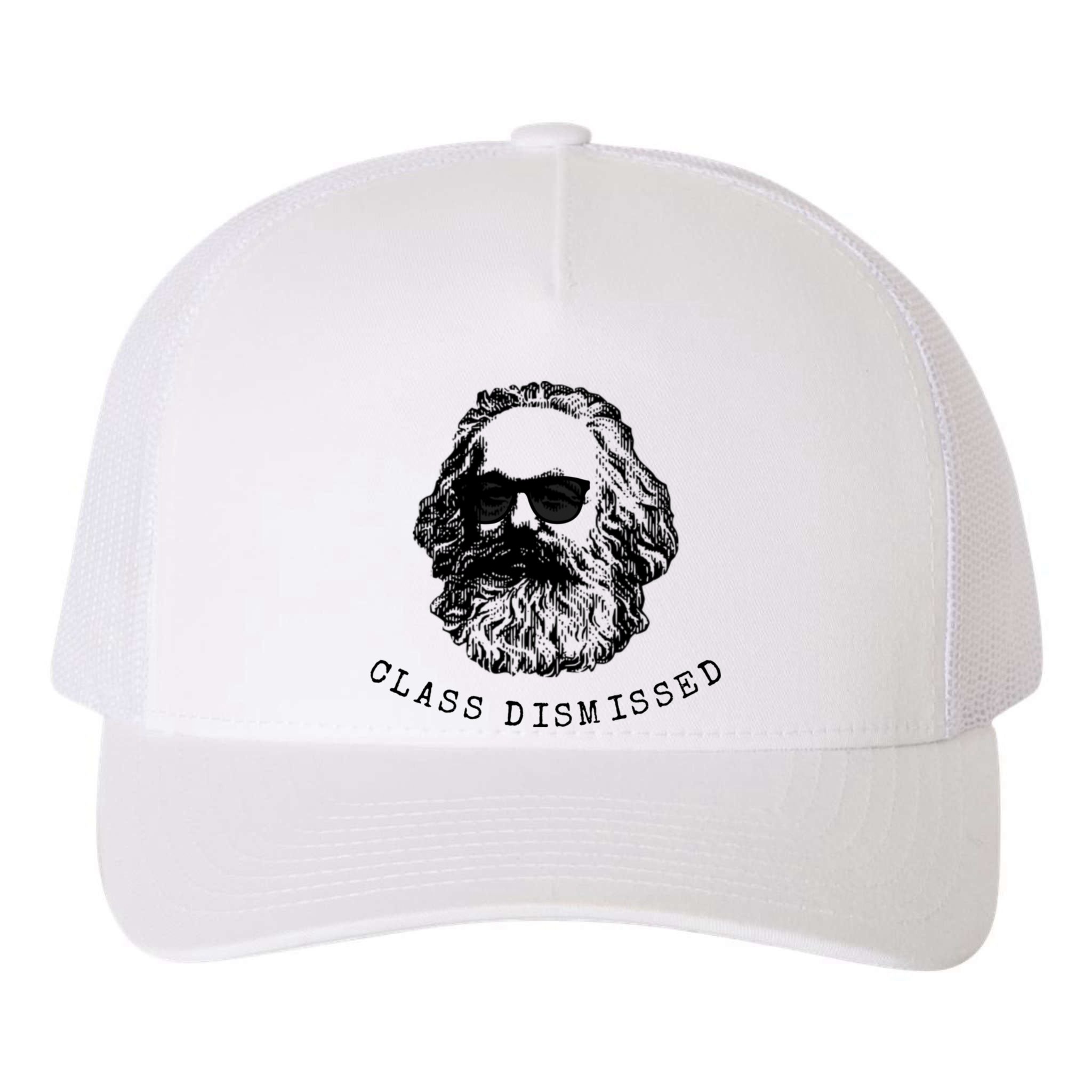 Cool Karl Marx Funny Socialism Class Dismissed Yupoong Adult 5-Panel Trucker Hat