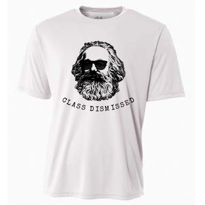 Cool Karl Marx Funny Socialism Class Dismissed Cooling Performance Crew T-Shirt