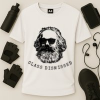 Cool Karl Marx Funny Socialism Class Dismissed Cooling Performance Crew T-Shirt