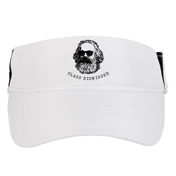 Cool Karl Marx Funny Socialism Class Dismissed Adult Drive Performance Visor