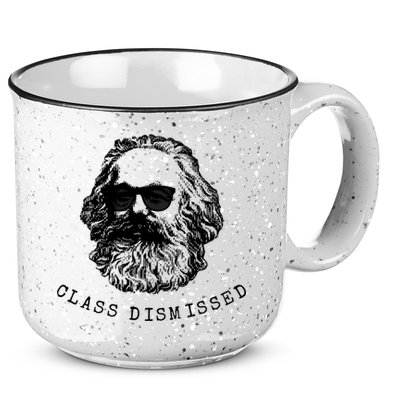 Cool Karl Marx Funny Socialism Class Dismissed 15oz Campfire Ceramic Mug