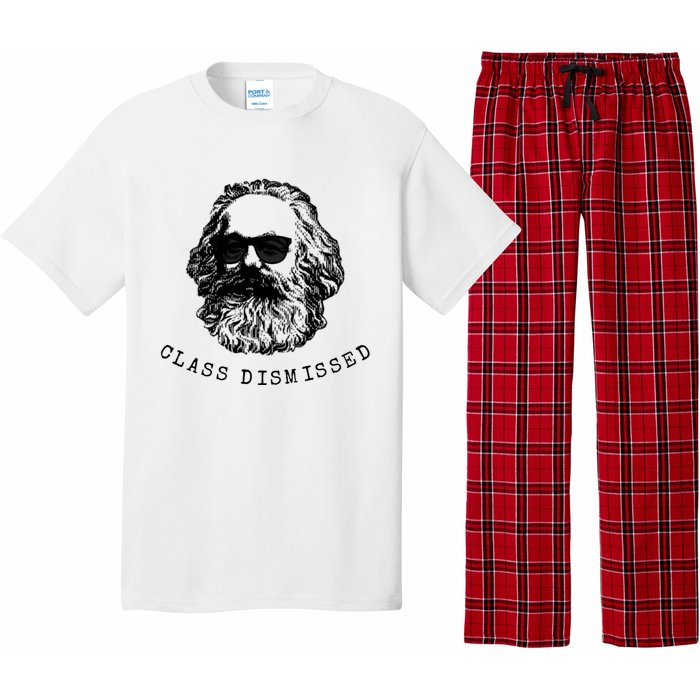 Cool Karl Marx Funny Socialism Class Dismissed Pajama Set