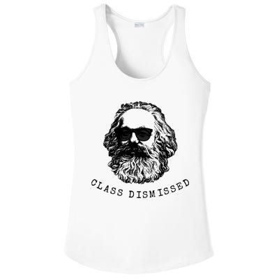 Cool Karl Marx Funny Socialism Class Dismissed Ladies PosiCharge Competitor Racerback Tank