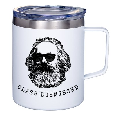 Cool Karl Marx Funny Socialism Class Dismissed 12oz Stainless Steel Coffee Mug