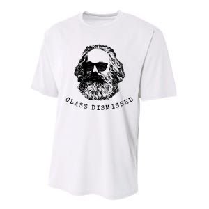 Cool Karl Marx Funny Socialism Class Dismissed Performance Sprint T-Shirt