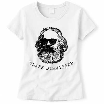 Cool Karl Marx Funny Socialism Class Dismissed Womens T-Shirt