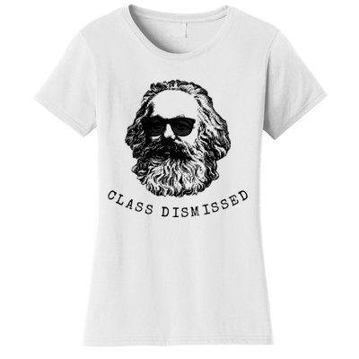 Cool Karl Marx Funny Socialism Class Dismissed Women's T-Shirt