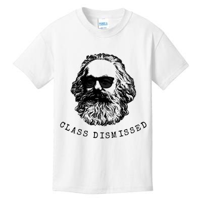 Cool Karl Marx Funny Socialism Class Dismissed Kids T-Shirt