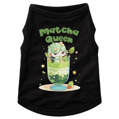 Cute Kawaii Matcha Latte Parfait Green Tea Ice Cream Doggie Tank