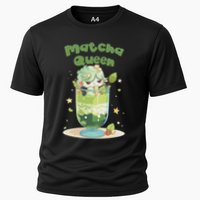 Cute Kawaii Matcha Latte Parfait Green Tea Ice Cream Cooling Performance Crew T-Shirt