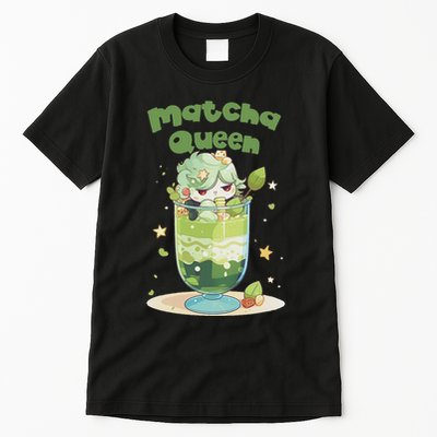 Cute Kawaii Matcha Latte Parfait Green Tea Ice Cream Tall T-Shirt