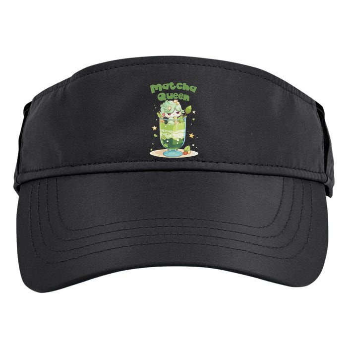 Cute Kawaii Matcha Latte Parfait Green Tea Ice Cream Adult Drive Performance Visor
