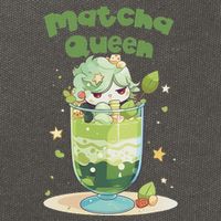 Cute Kawaii Matcha Latte Parfait Green Tea Ice Cream Cotton Canvas Backpack
