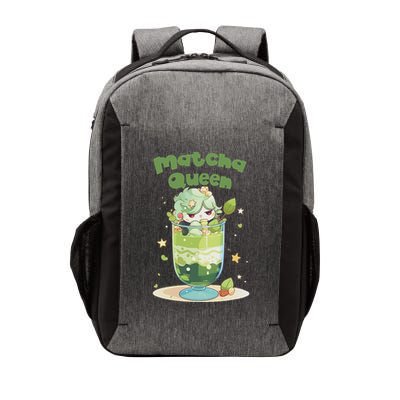 Cute Kawaii Matcha Latte Parfait Green Tea Ice Cream Vector Backpack