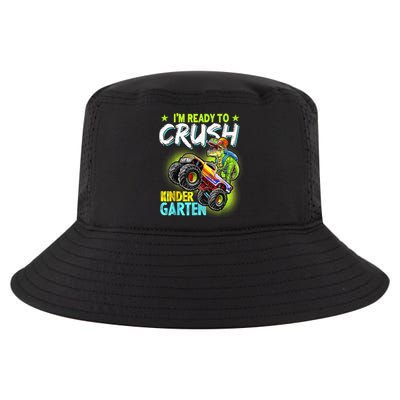 Crush Kindergarten Monster Truck T Rex Dino Back To School Cool Comfort Performance Bucket Hat