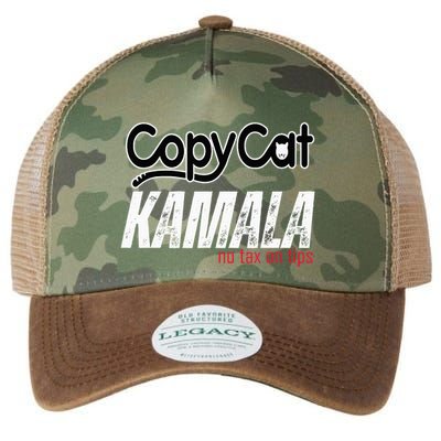 Copycat Kamala No Tax On Tips Legacy Tie Dye Trucker Hat