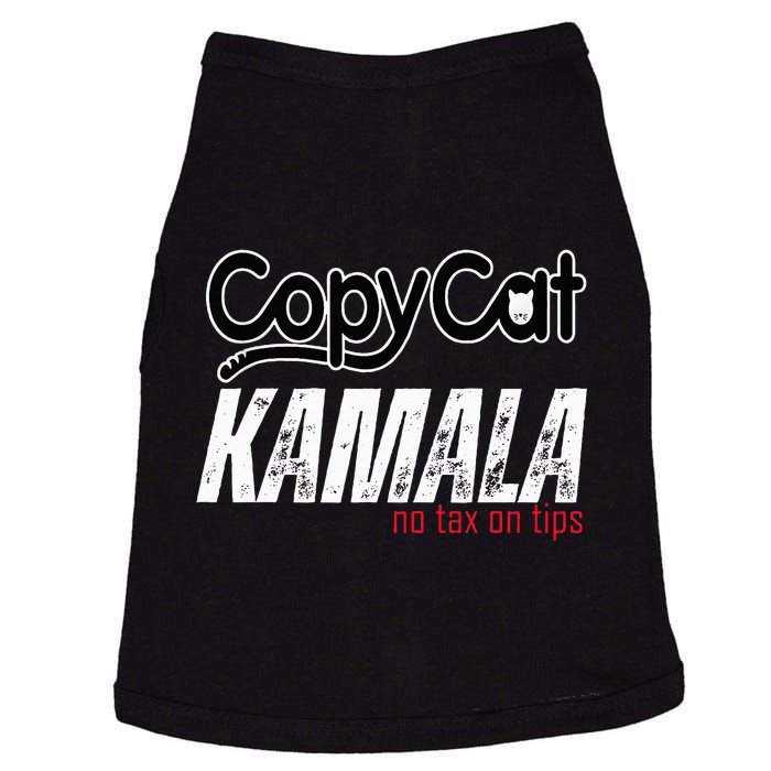 Copycat Kamala No Tax On Tips Doggie Tank