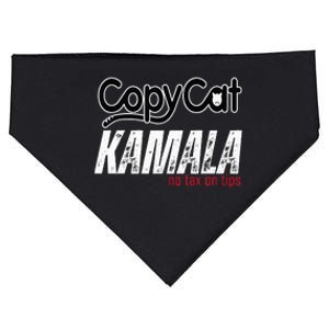 Copycat Kamala No Tax On Tips USA-Made Doggie Bandana