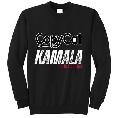 Copycat Kamala No Tax On Tips Sweatshirt