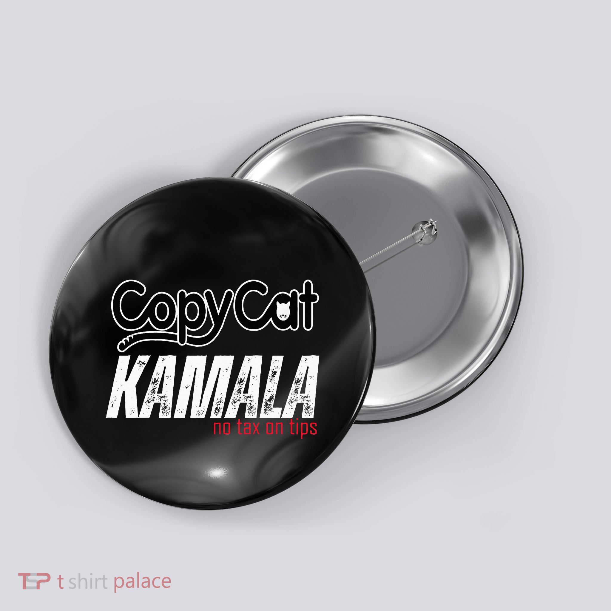 Copycat Kamala No Tax On Tips Button