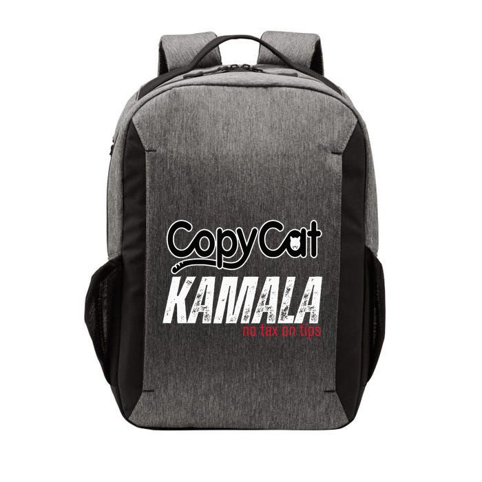 Copycat Kamala No Tax On Tips Vector Backpack