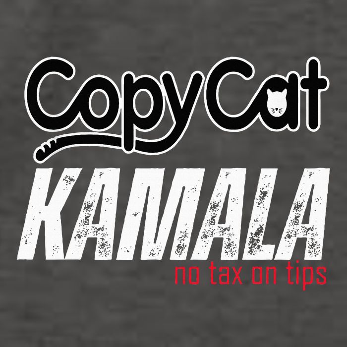 Copycat Kamala No Tax On Tips Vector Backpack