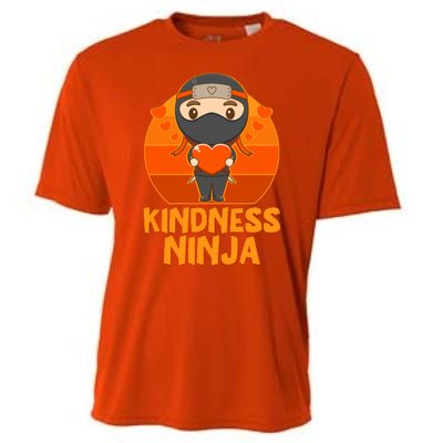 Cute Kindness Ninja Wear Orange Day Be Kind Cooling Performance Crew T-Shirt