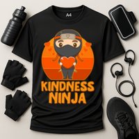 Cute Kindness Ninja Wear Orange Day Be Kind Cooling Performance Crew T-Shirt