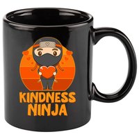 Cute Kindness Ninja Wear Orange Day Be Kind 11oz C Handle Ceramic Mug