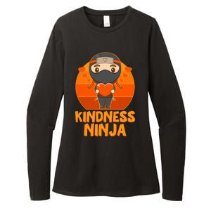 Cute Kindness Ninja Wear Orange Day Be Kind Womens CVC Long Sleeve Shirt