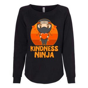 Cute Kindness Ninja Wear Orange Day Be Kind Womens California Wash Sweatshirt