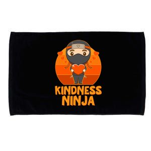 Cute Kindness Ninja Wear Orange Day Be Kind Microfiber Hand Towel