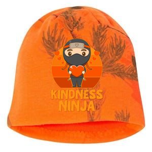 Cute Kindness Ninja Wear Orange Day Be Kind Kati - Camo Knit Beanie