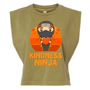 Cute Kindness Ninja Wear Orange Day Be Kind Garment-Dyed Women's Muscle Tee