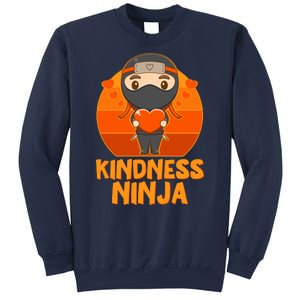 Cute Kindness Ninja Wear Orange Day Be Kind Sweatshirt