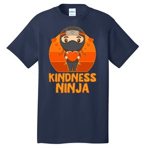 Cute Kindness Ninja Wear Orange Day Be Kind Tall T-Shirt