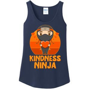 Cute Kindness Ninja Wear Orange Day Be Kind Ladies Essential Tank