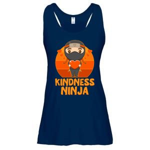 Cute Kindness Ninja Wear Orange Day Be Kind Ladies Essential Flowy Tank